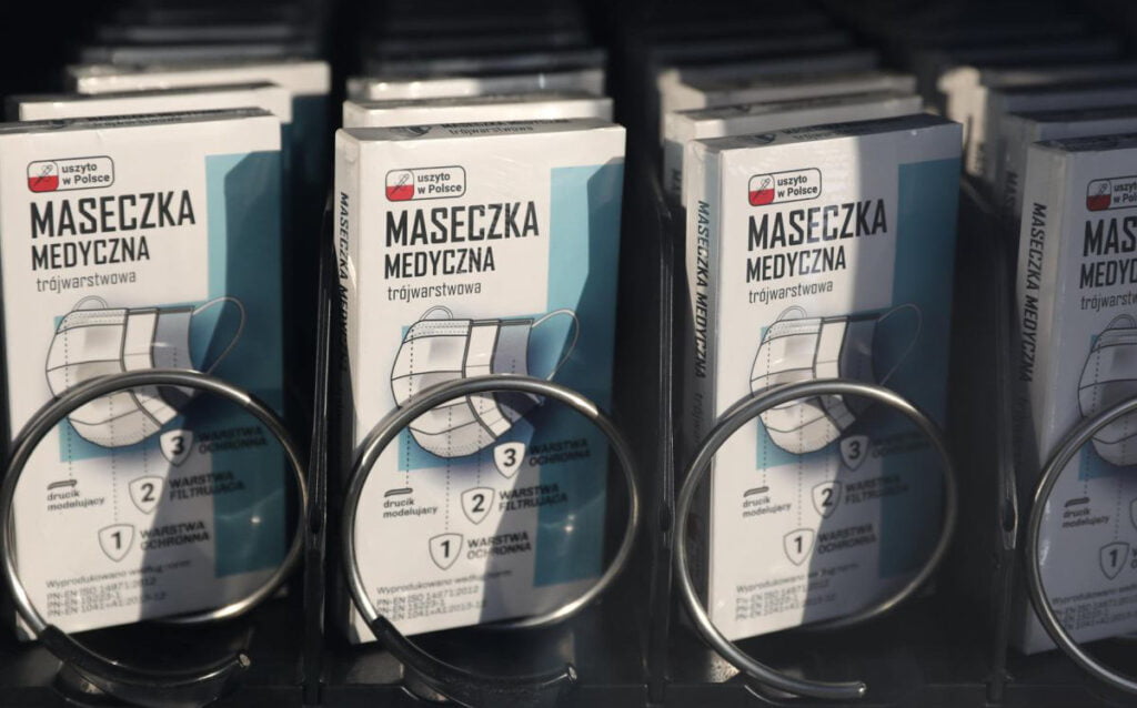 automaty z maseczkami